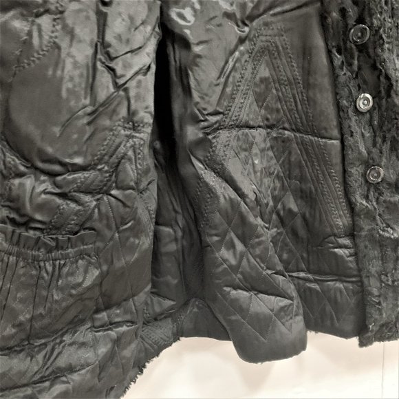 VTG 90's Authentic Astrakhan Lamb Fur Coat - Picture 10 of 11